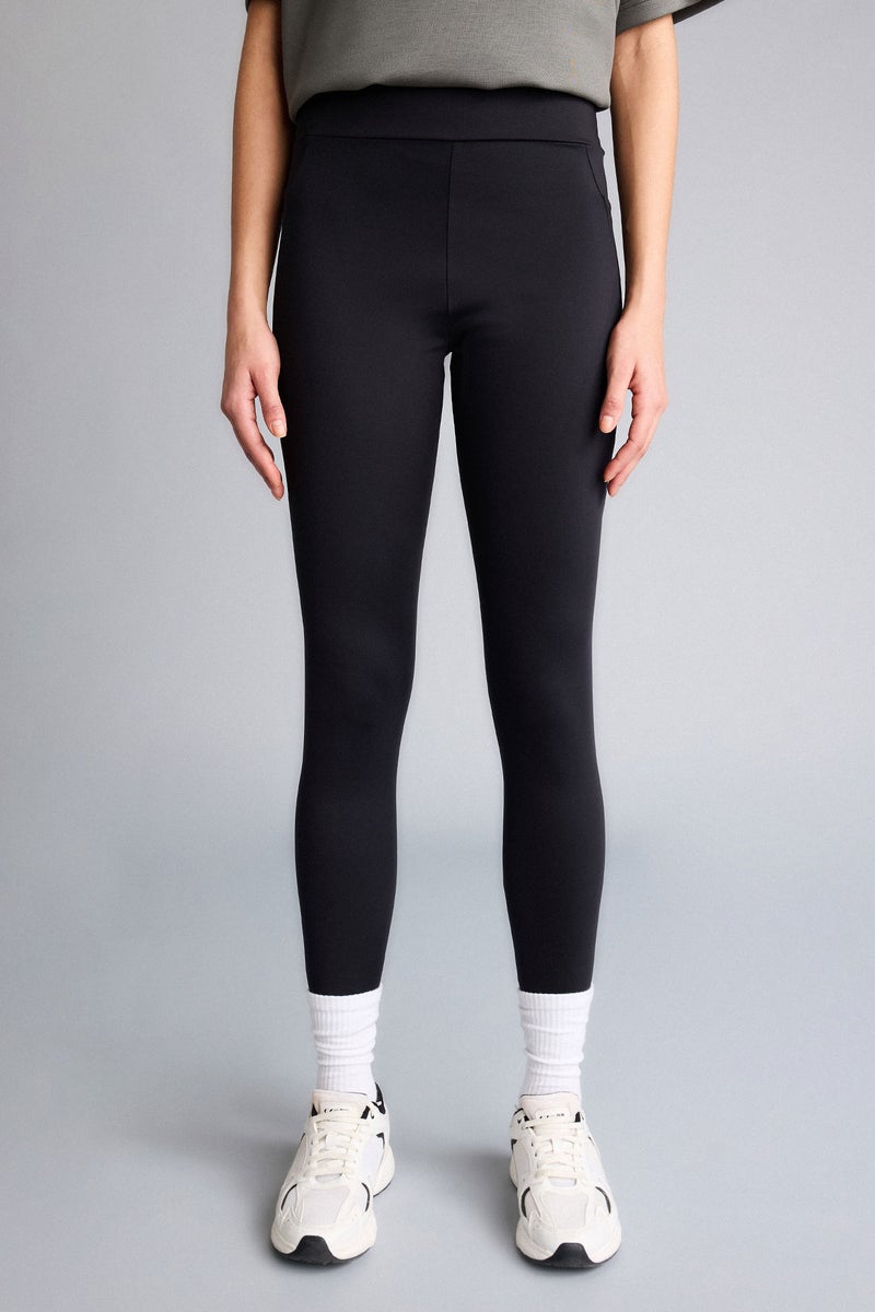 DeFacto Black Woman High Waist Ankle Length Leggings Casual - Image 3